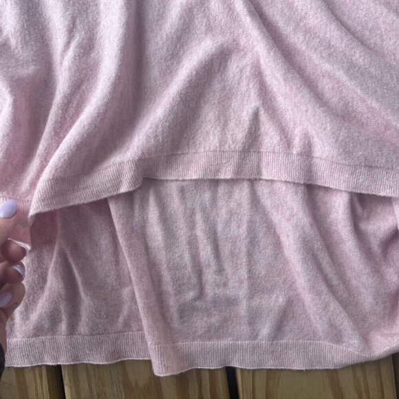 ** Brand Bazaar pink vneck high lo Sweater soft oversized - Picture 9 of 9